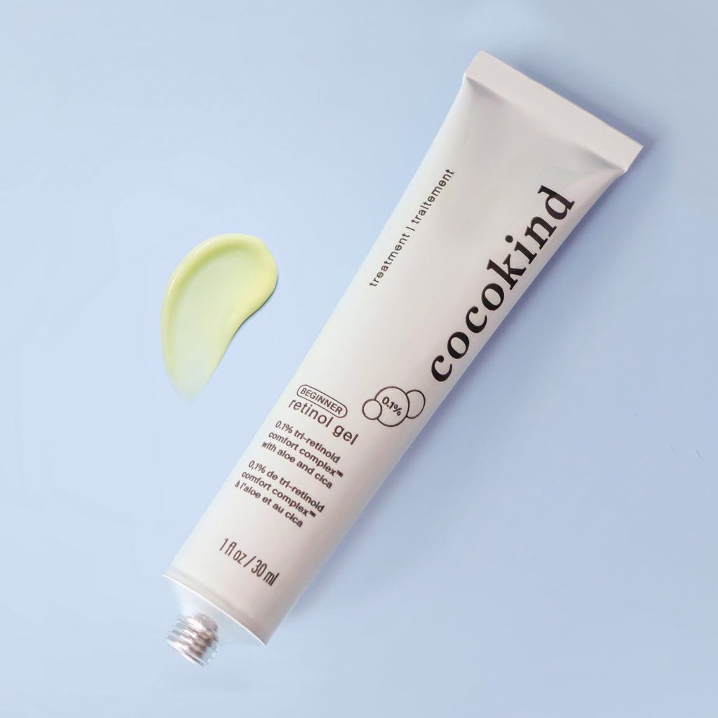 Routine Ready Beginner Retinol Gel for daily home and personal routines with facial skin and sun care