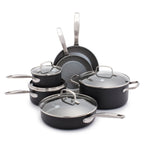 Practical Living Chatham Ceramic, Non-Stick Cookware Set, 10 Piece for daily home and personal routines with cookware food storage and kitchen tools