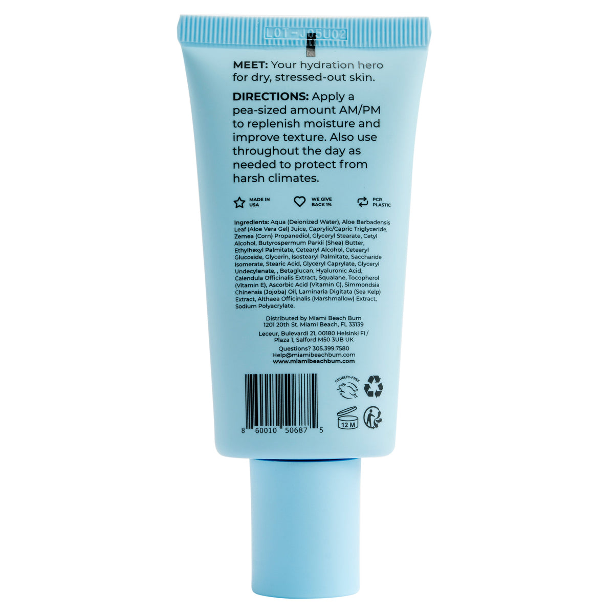 Routine Ready Face Rescue Cream for daily home and personal routines with facial skin and sun care