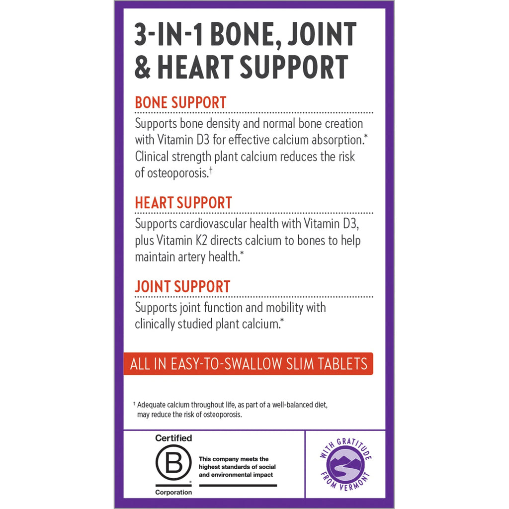 Home Essentials Bone Strength Take Care, Organic Plant Calcium for Strong Healthy Bones for daily home and personal routines with garden plant and outdoor supplies