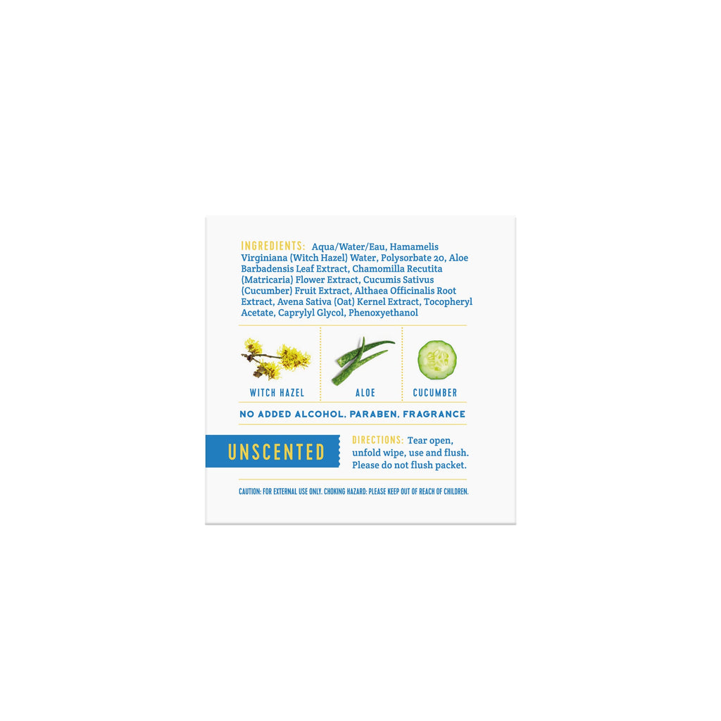 Home Essentials Flushable Wipes - Individually Wrapped for daily home and personal routines with general everyday essentials