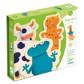 Crazy Animal Mix & Match Wooden Magnets made from FSC® Certified Wood