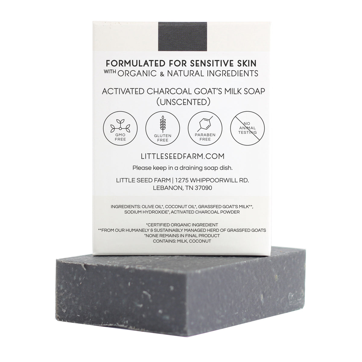Everyday Home Activated Charcoal Facial and Body Bar for daily home and personal routines with bath body and hygiene