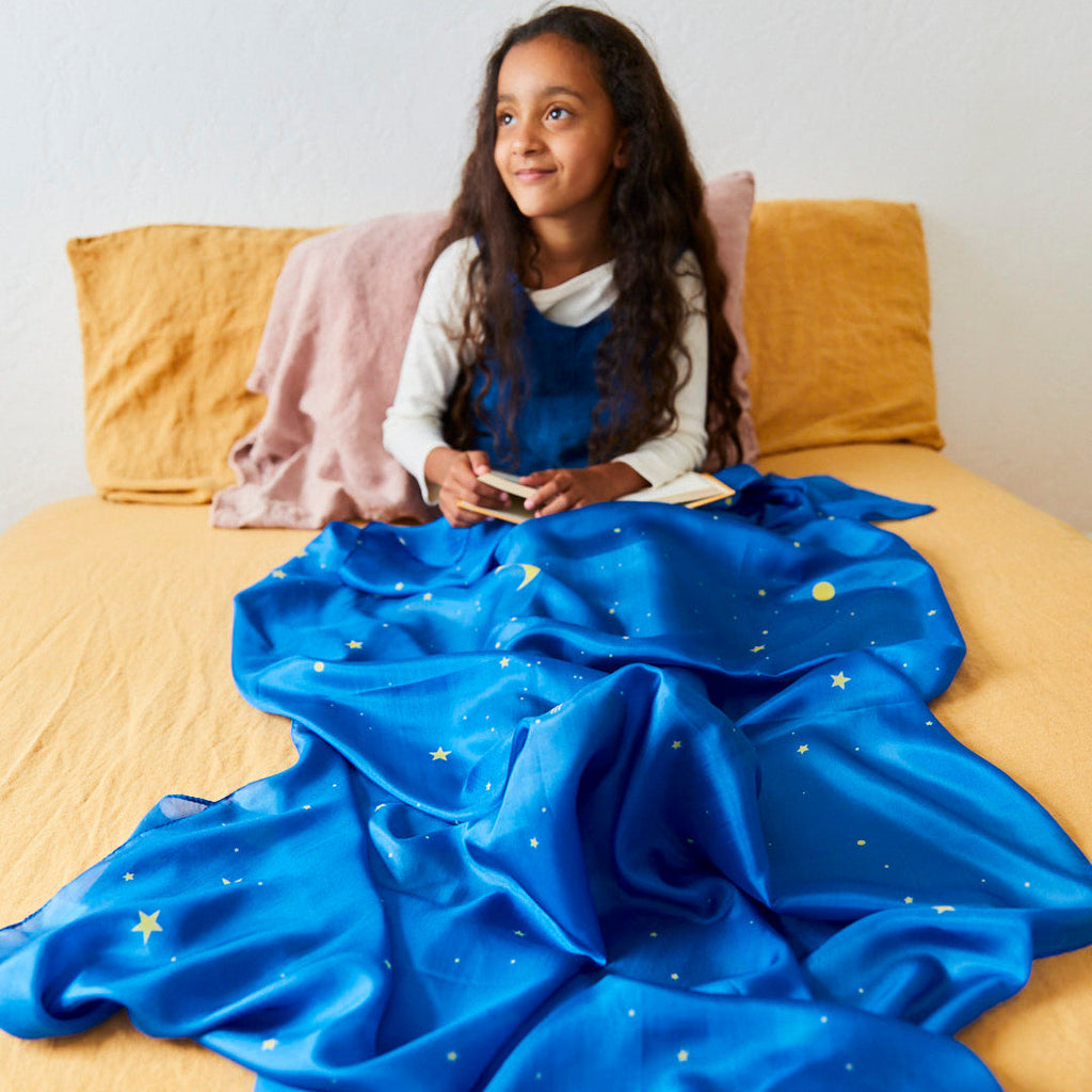 Routine Ready Giant Playsilk for Open-Ended, Imaginative Play for daily home and personal routines with baby care and kids products