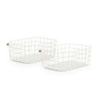 Routine Ready Large Wire Baskets for daily home and personal routines with home organization and everyday goods