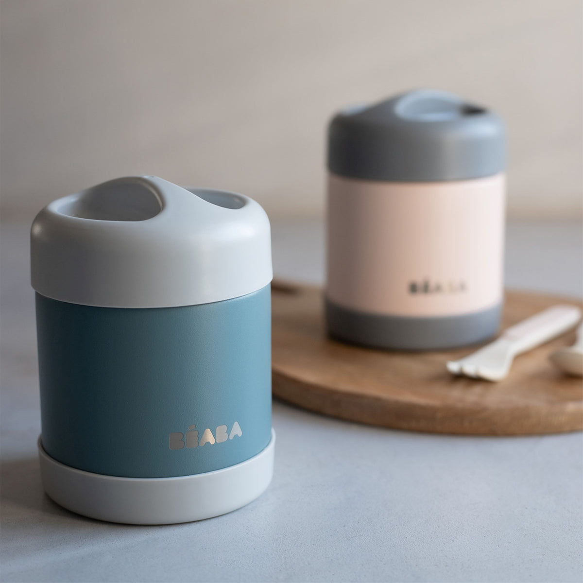 Daily Care Insulated Stainless Steel, Kid Friendly Food Container Jar for daily home and personal routines with baby care and kids products