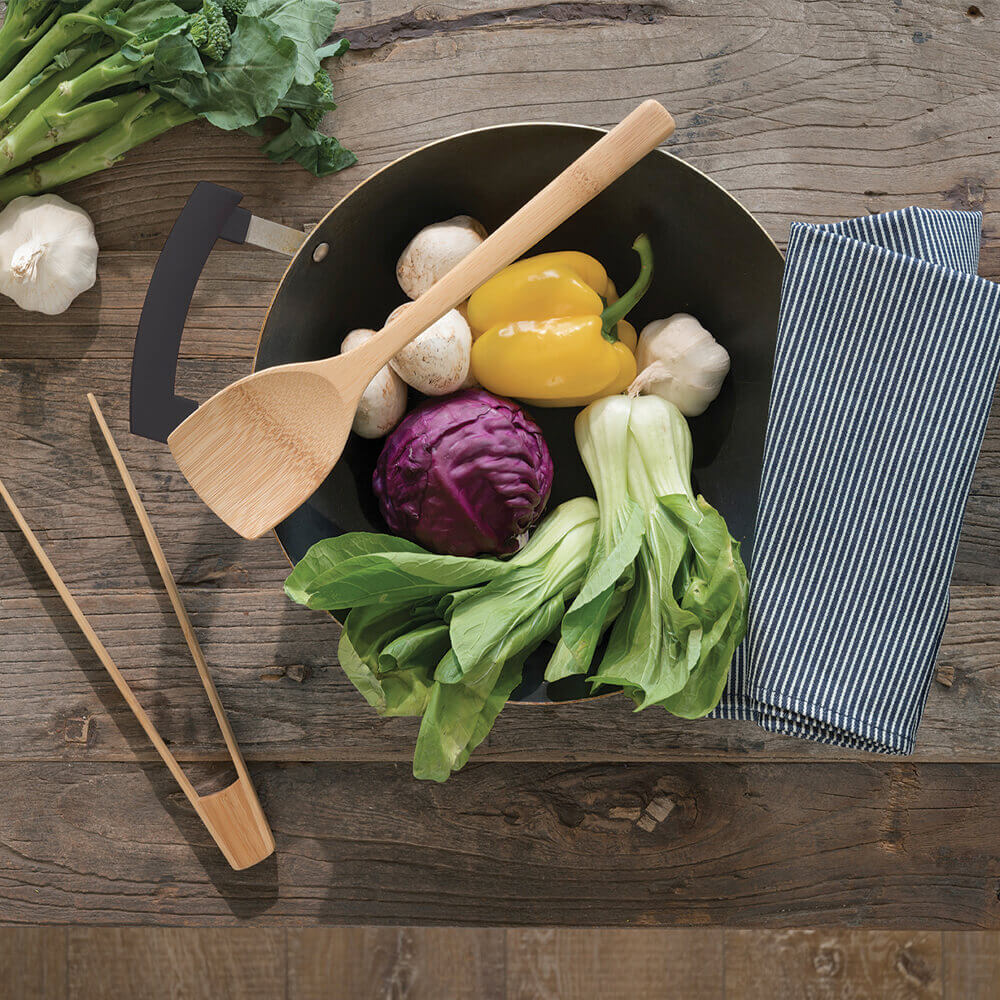 Practical Living Bamboo Wok Spatula for daily home and personal routines with cookware food storage and kitchen tools