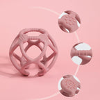 Everyday Home 3-in-1 Teething Ball, Soothing, Sensory Play and Promotes Fine Motor Skills - fully Food Grade Silicone for daily home and personal routines with baby care and kids products