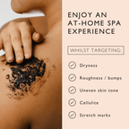 Daily Care Lemongrass Body Scrub with Coffee + Shea Butter for daily home and personal routines with cleaning laundry and paper products