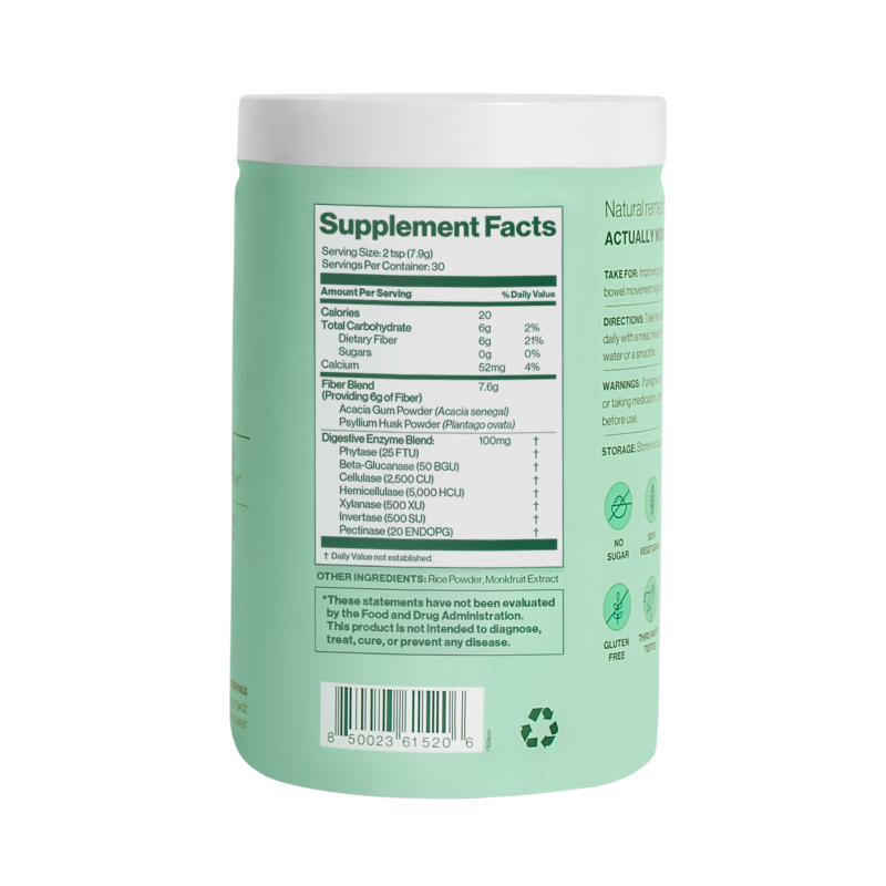 Daily Care Daily Fiber + Digestive Enzymes for daily home and personal routines with general everyday essentials