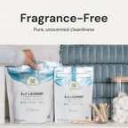 Home Essentials 3 in 1 Laundry Detergent Pods - Fragrance included for daily home and personal routines with cleaning laundry and paper products