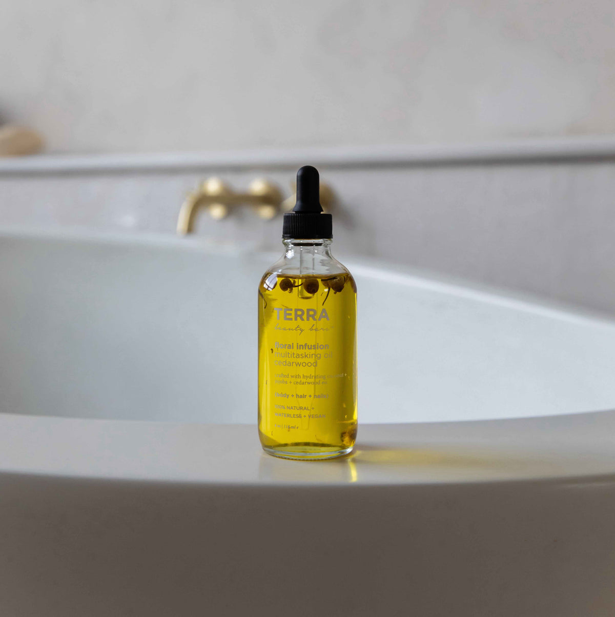 Everyday Home Floral Infusion Multitasking Oil for Body + Hair for daily home and personal routines with hair care