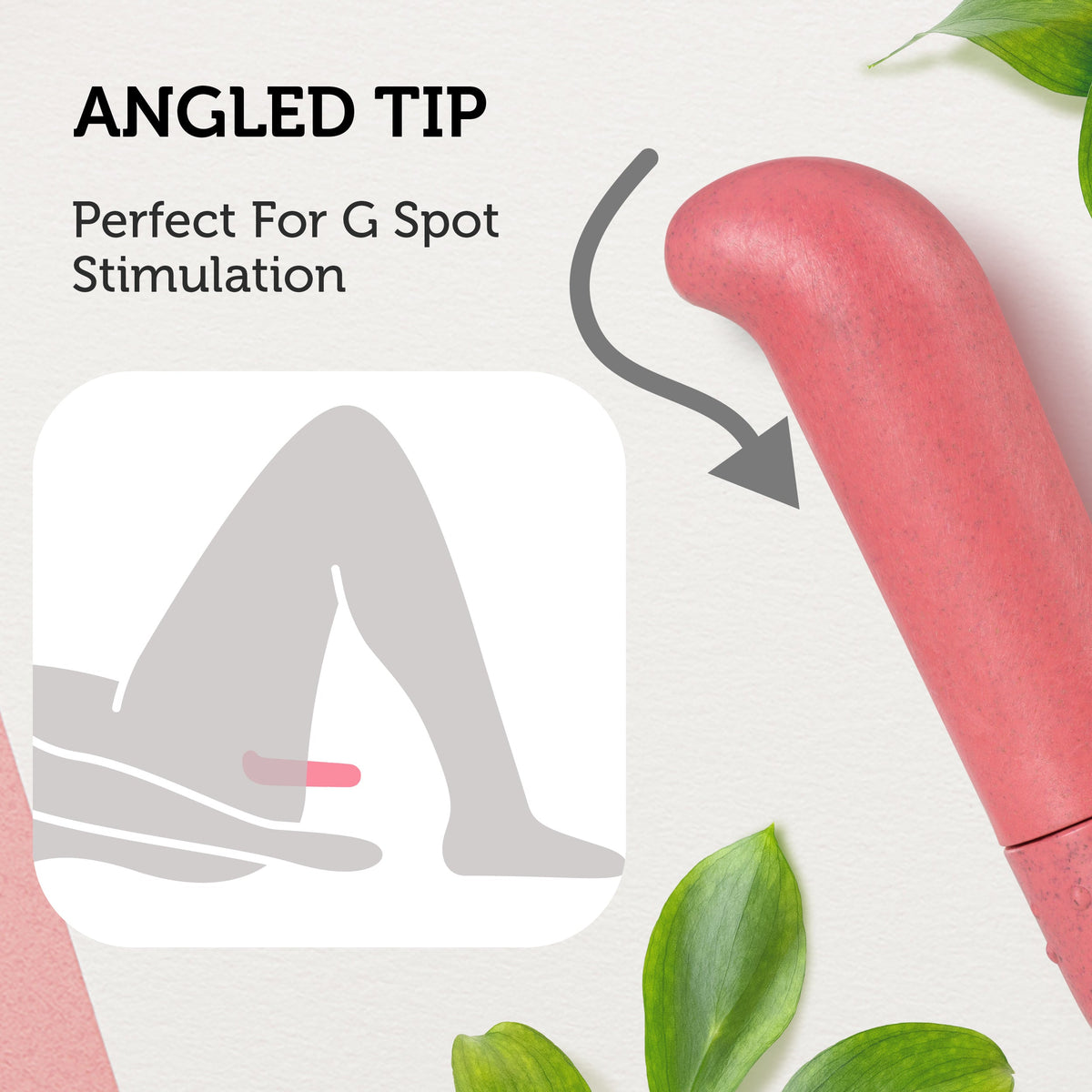 Practical Living G-Spot Vibrator - Eco Love Curved for daily home and personal routines with cookware food storage and kitchen tools