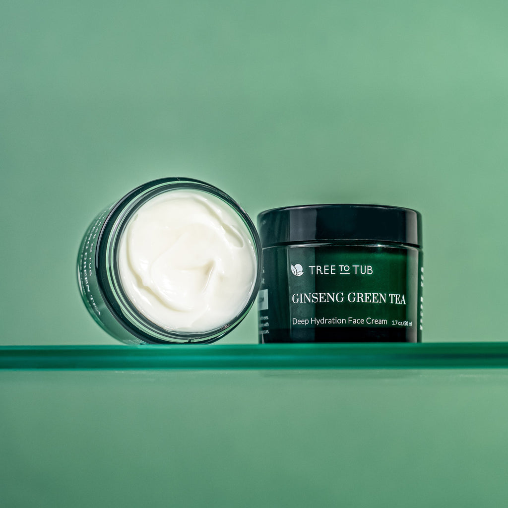 Practical Living Deep Hydrating Face Moisturizer for Sensitive Skin with Green Tea for daily home and personal routines with facial skin and sun care
