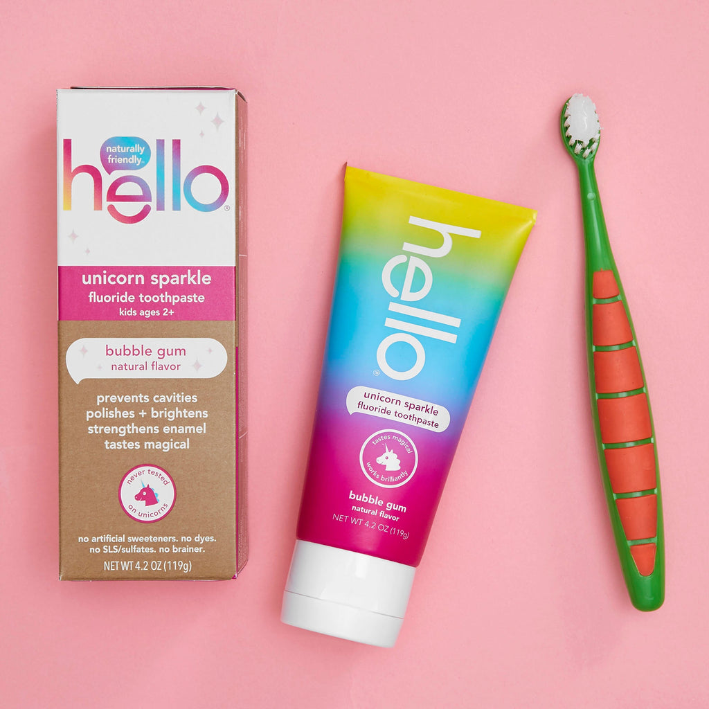 Routine Ready Kids Unicorn Sparkle Fluoride Toothpaste for daily home and personal routines with oral care