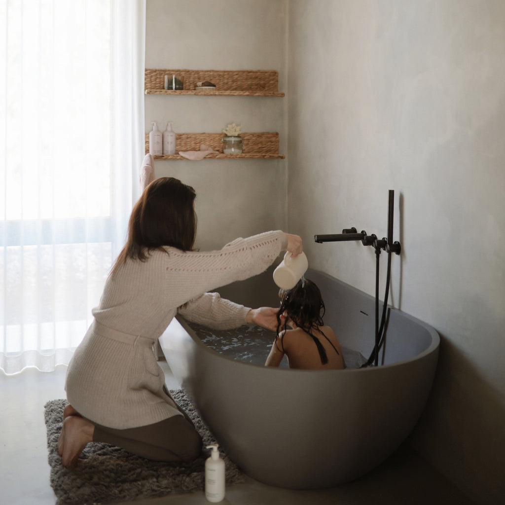 Home Essentials Bath Rinse Cup Soft Silicone, Easy-Grip for daily home and personal routines with bath body and hygiene