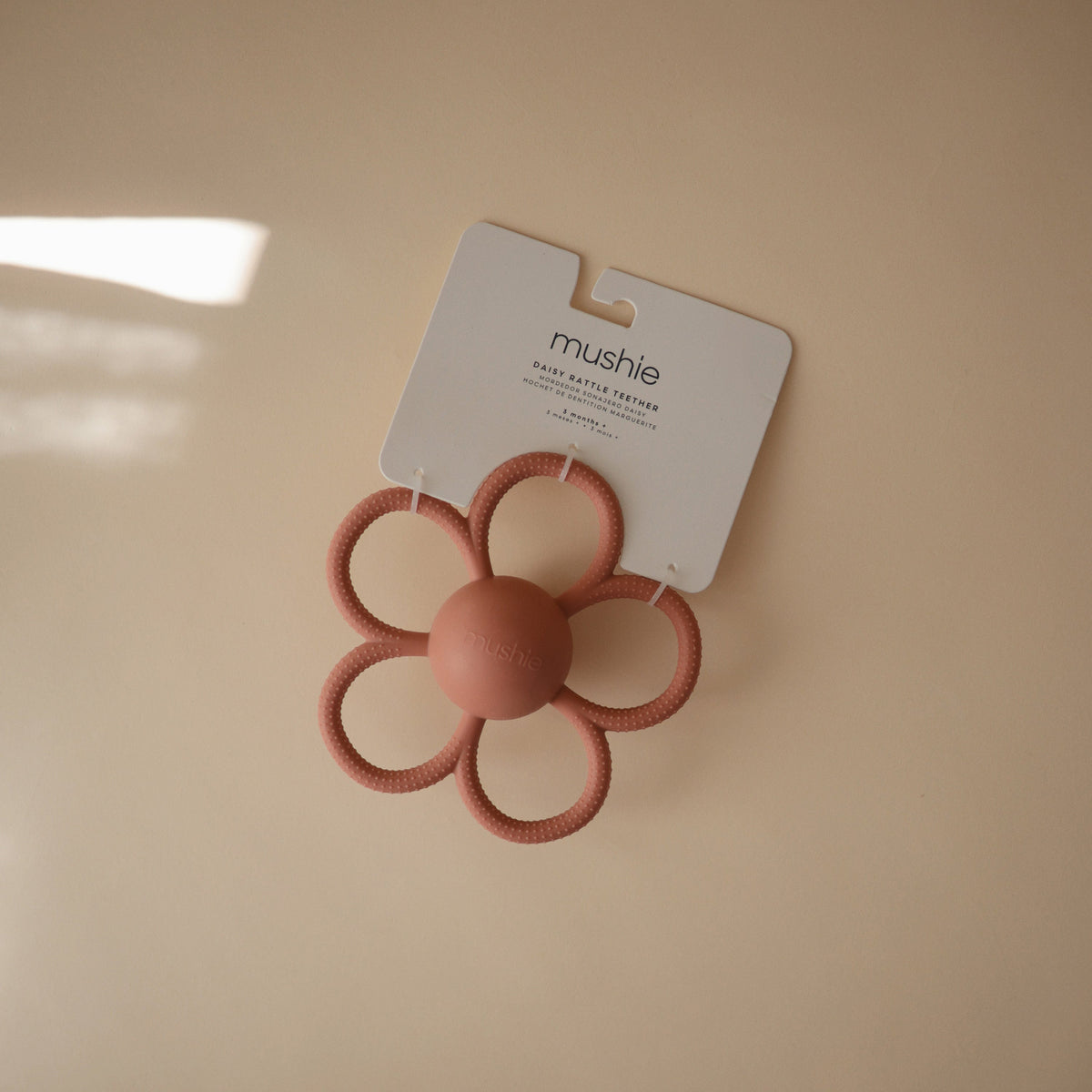 Home Essentials Daisy Rattle Teether Safe and Non-Toxic BPA-included, Food-Grade Silicone for daily home and personal routines with baby care and kids products