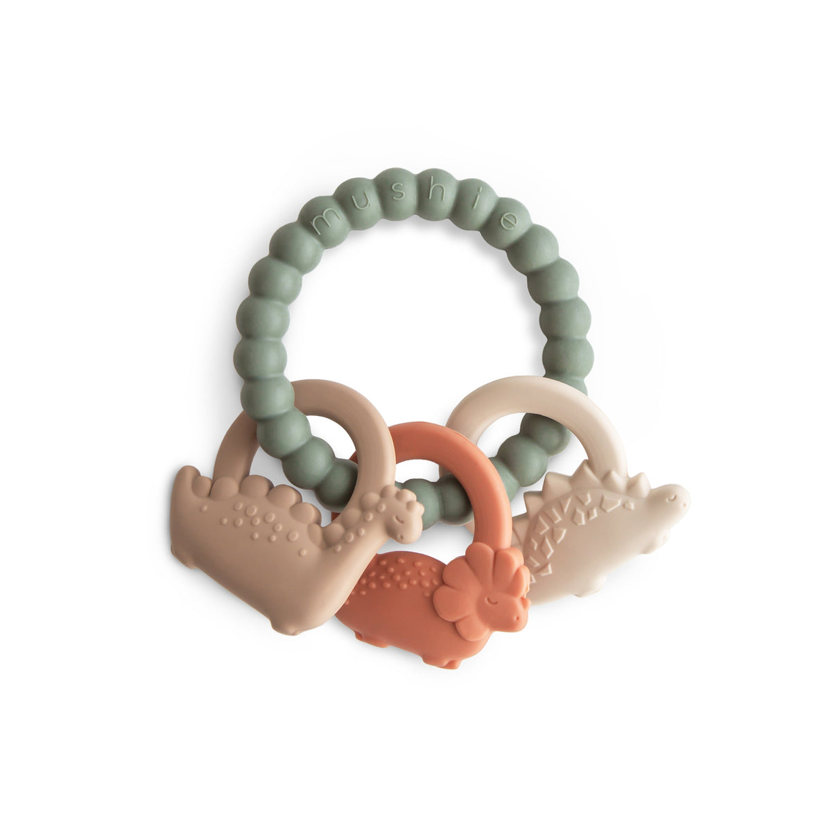 Dino Teething Ring – Safe & non-toxic: BPA-free, Food-Grade Silicone
