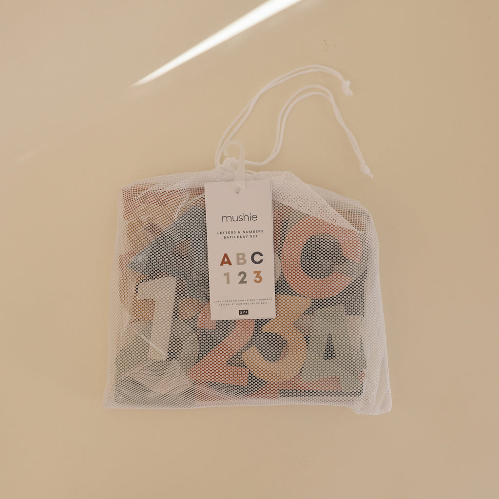 Home Essentials Foam Letters and Numbers Bath Play Set Educational, Water-Safe for daily home and personal routines with bath body and hygiene