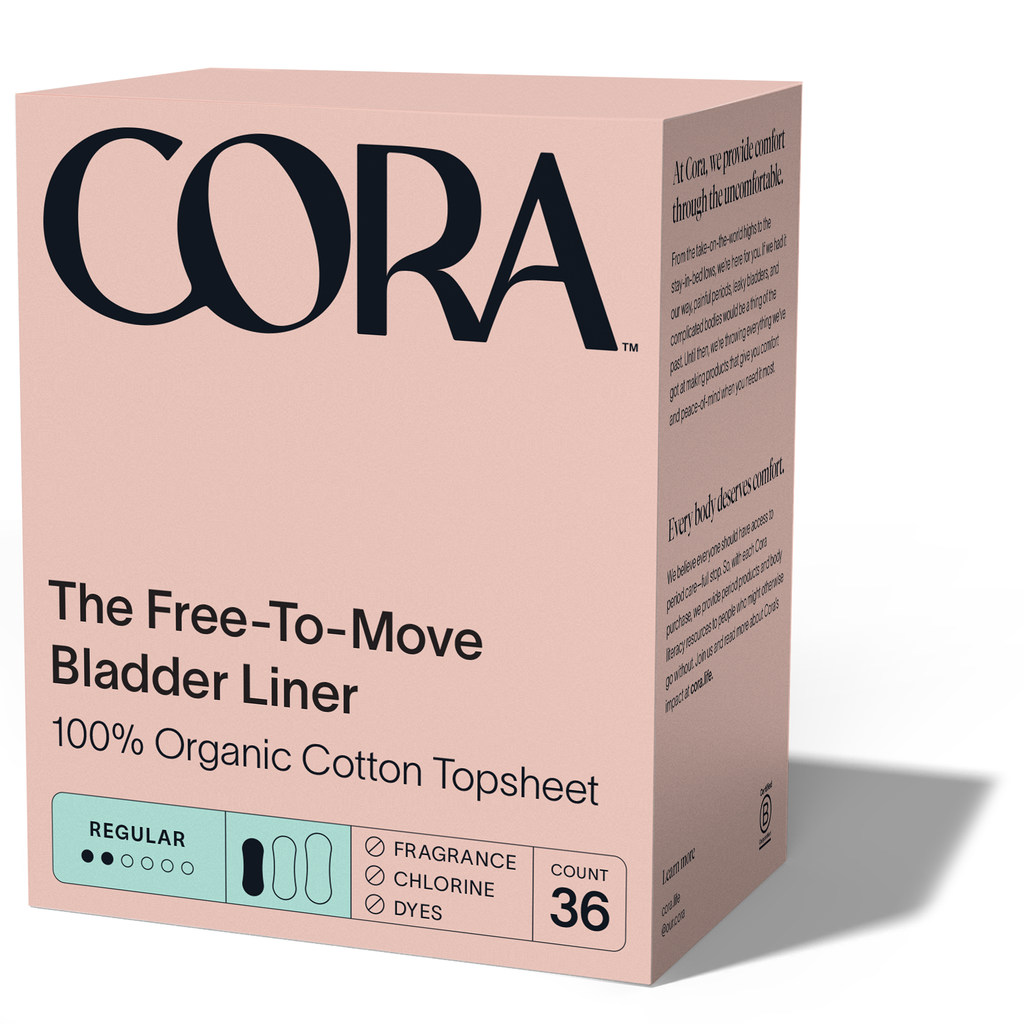 Free-To-Move Bladder Control Liners – Ultra Thin Organic Cotton