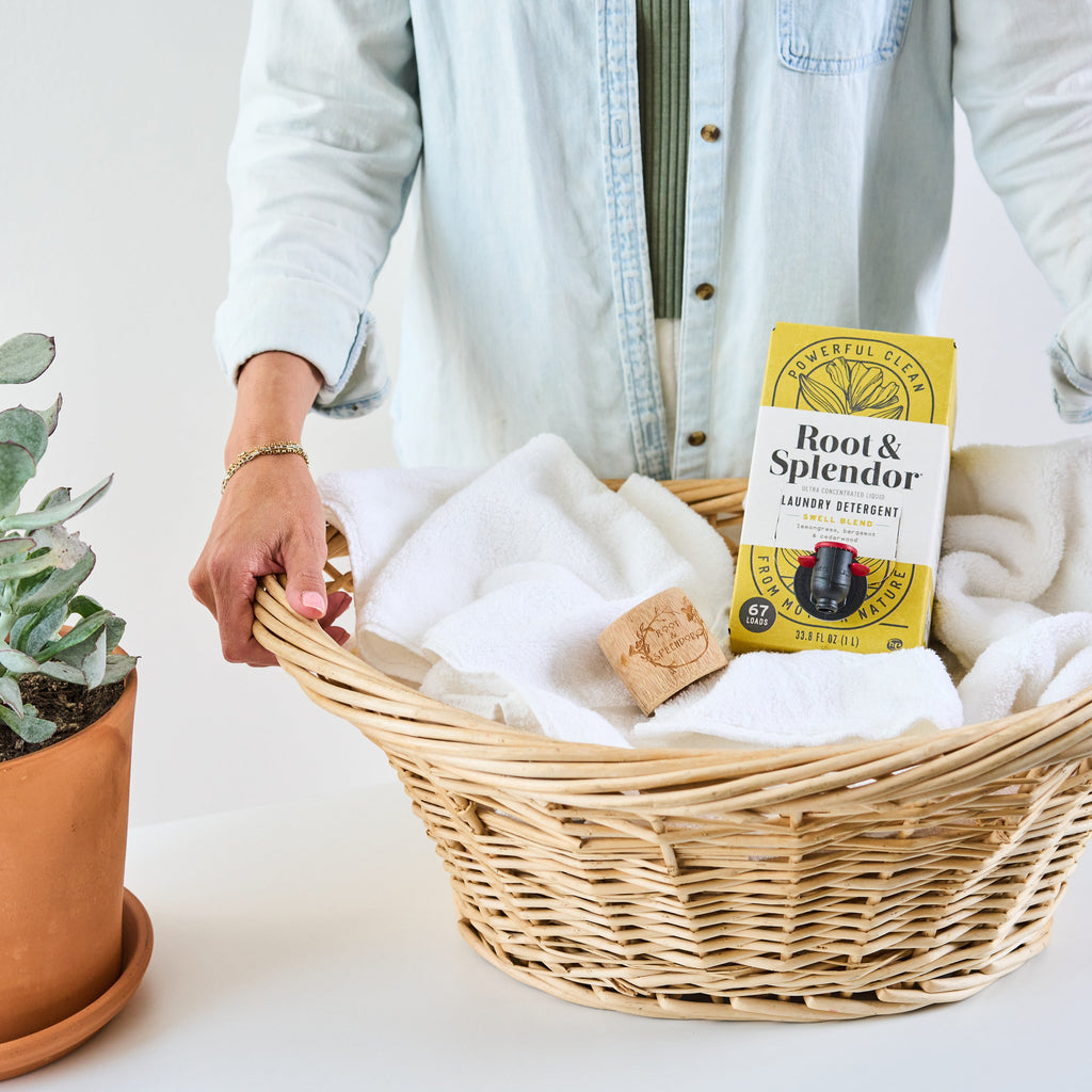Routine Ready Concentrated Laundry Detergent for daily home and personal routines with cleaning laundry and paper products