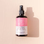 Daily Care Facial Toner with Witch Hazel and Rose Petal Water for daily home and personal routines with facial skin and sun care