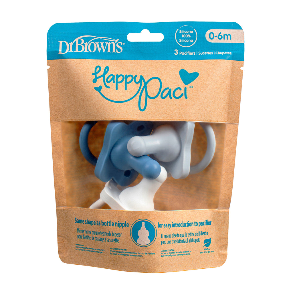 Daily Care HappyPaci, fully Silicone Pacifier, 0-6 Months for daily home and personal routines with general everyday essentials