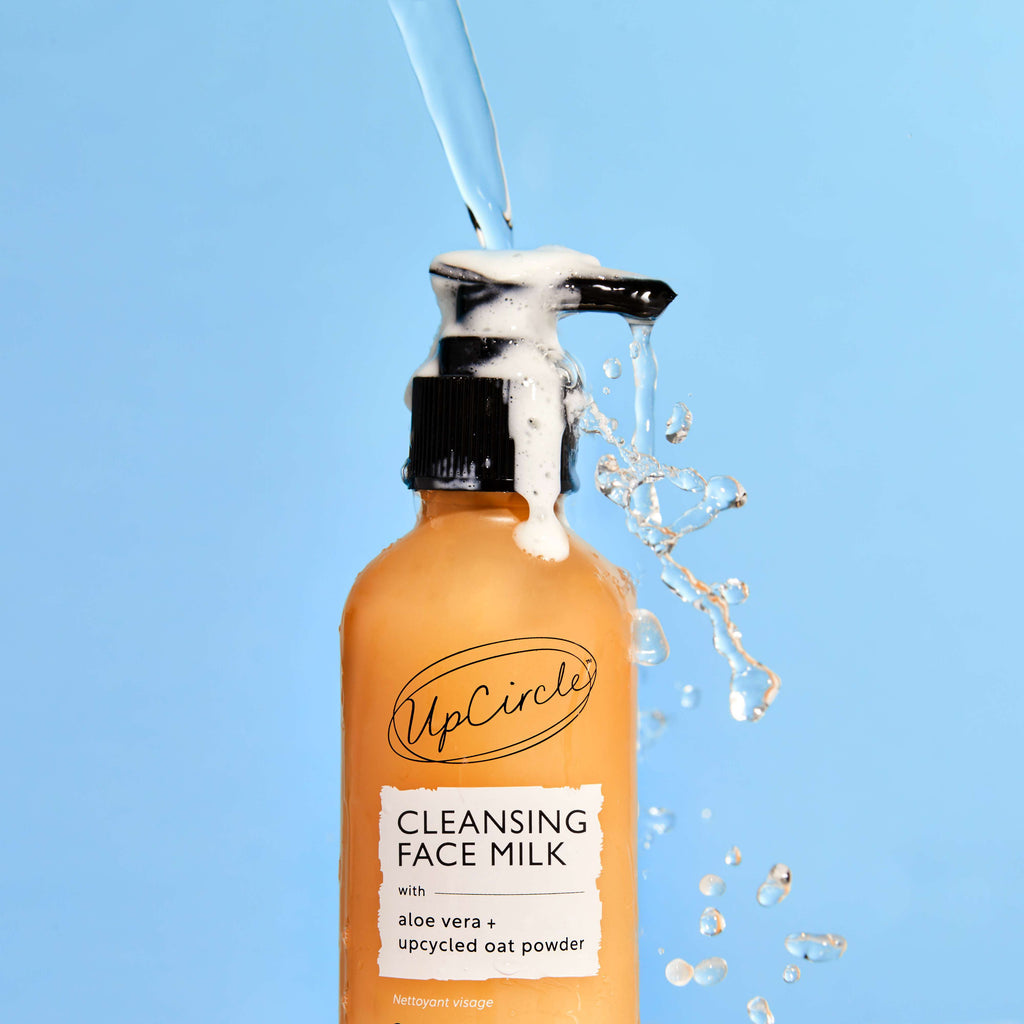 Practical Living Cleansing Face Milk with Aloe Vera + Oat Powder for daily home and personal routines with facial skin and sun care