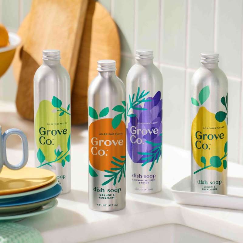 Everyday Home Dish Soap Refill, Gel Tough on Grease and Grime for daily home and personal routines with cleaning laundry and paper products