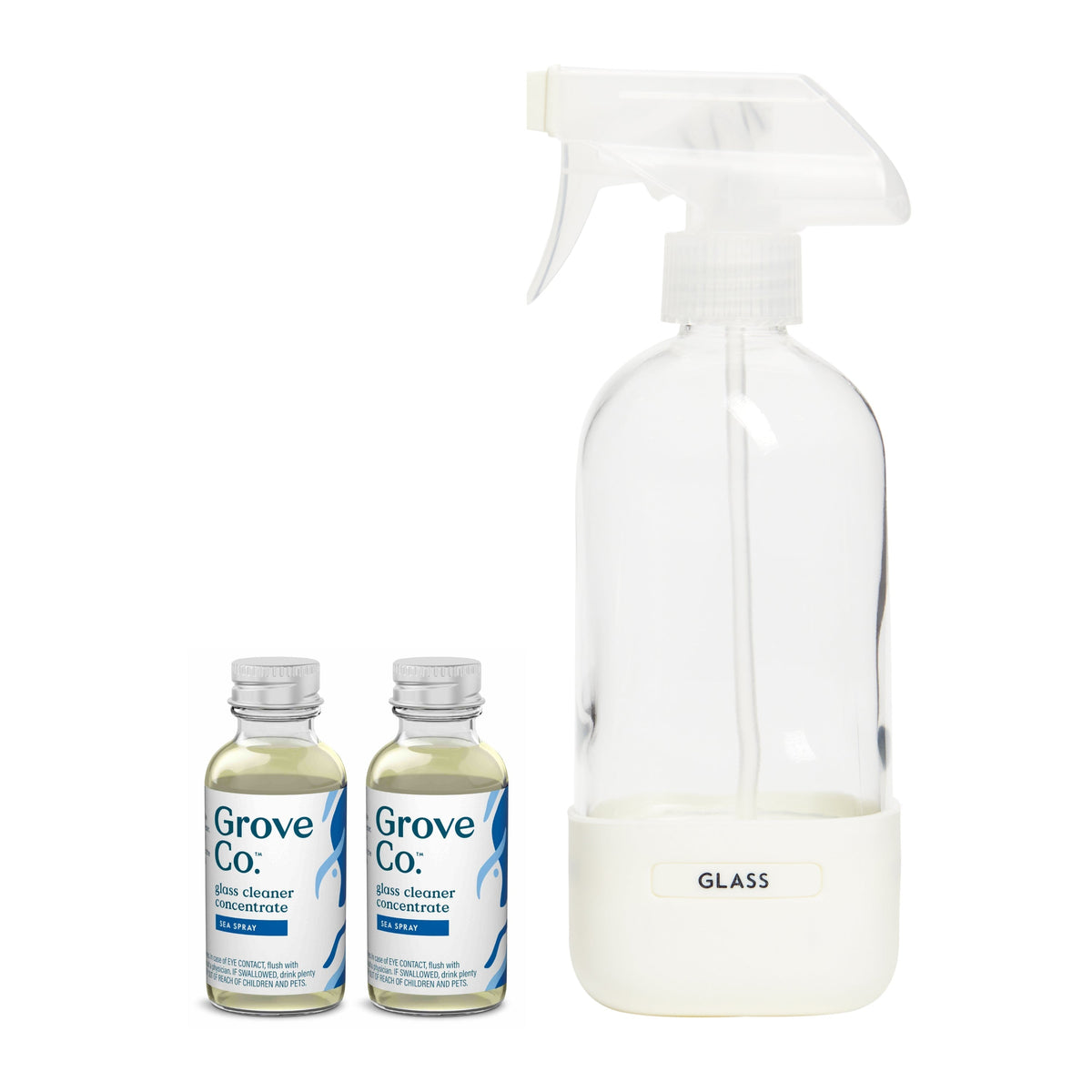 Routine Ready Glass Cleaner Starter Set for daily home and personal routines with cleaning laundry and paper products