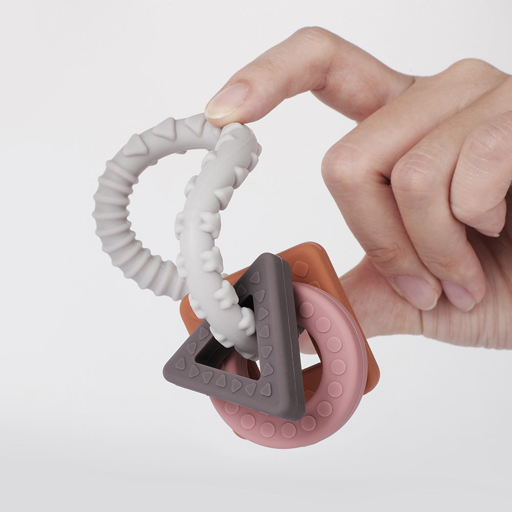 Everyday Home fully Food Grade Silicone Sensory Development Teething Ring for daily home and personal routines with baby care and kids products