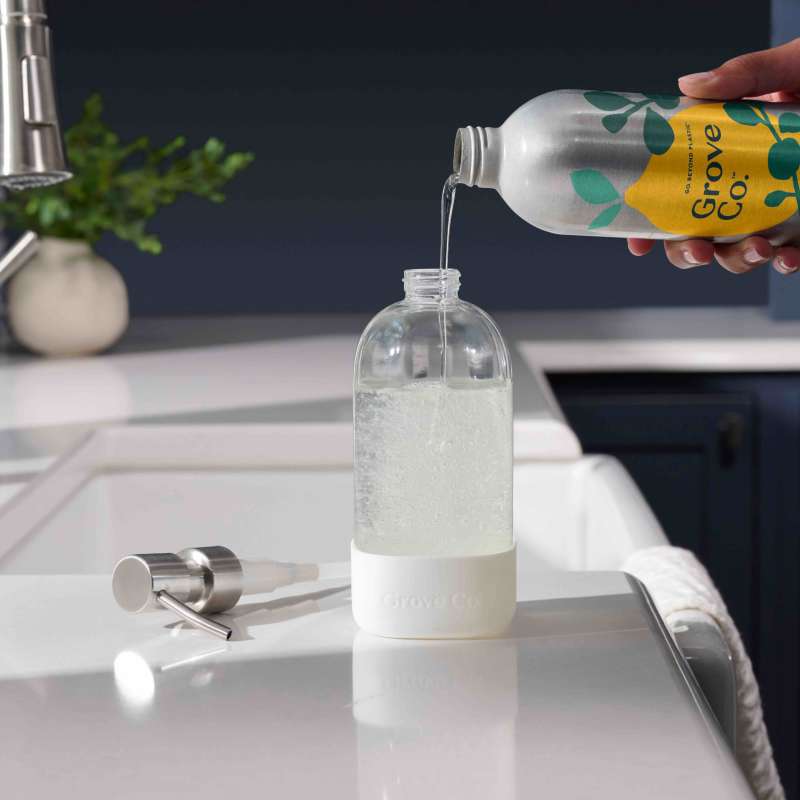 Everyday Home Dish Soap Refill, Gel Tough on Grease and Grime for daily home and personal routines with cleaning laundry and paper products