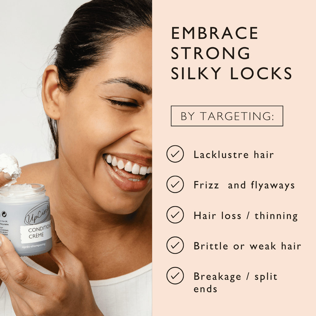 Everyday Home Conditioner Crème with Rosemary Oil, Bamboo Extract + Vitamin E for daily home and personal routines with hair care