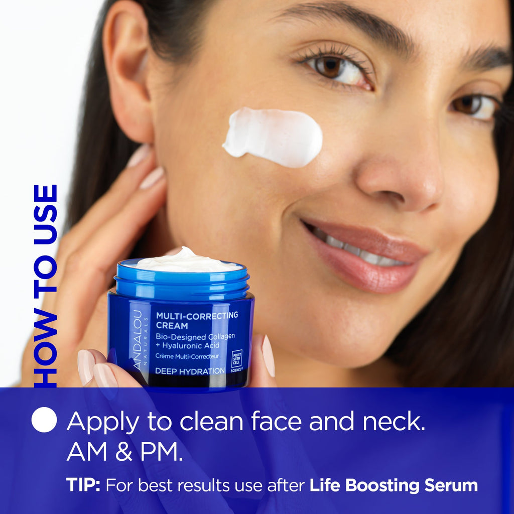 Routine Ready Deep Hydration Multi-Correcting Cream for daily home and personal routines with facial skin and sun care