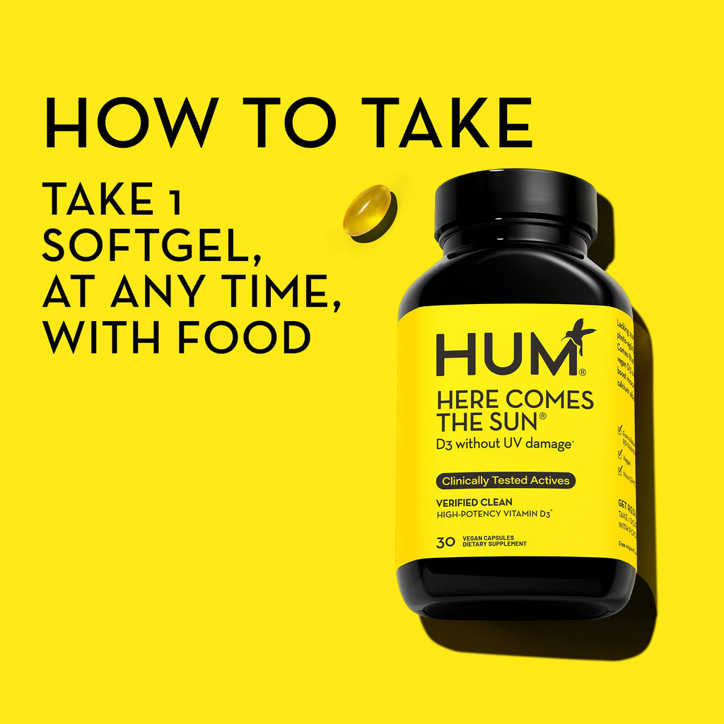 Routine Ready Here Comes The Sun Vitamin D3 Supplement for daily home and personal routines with general everyday essentials