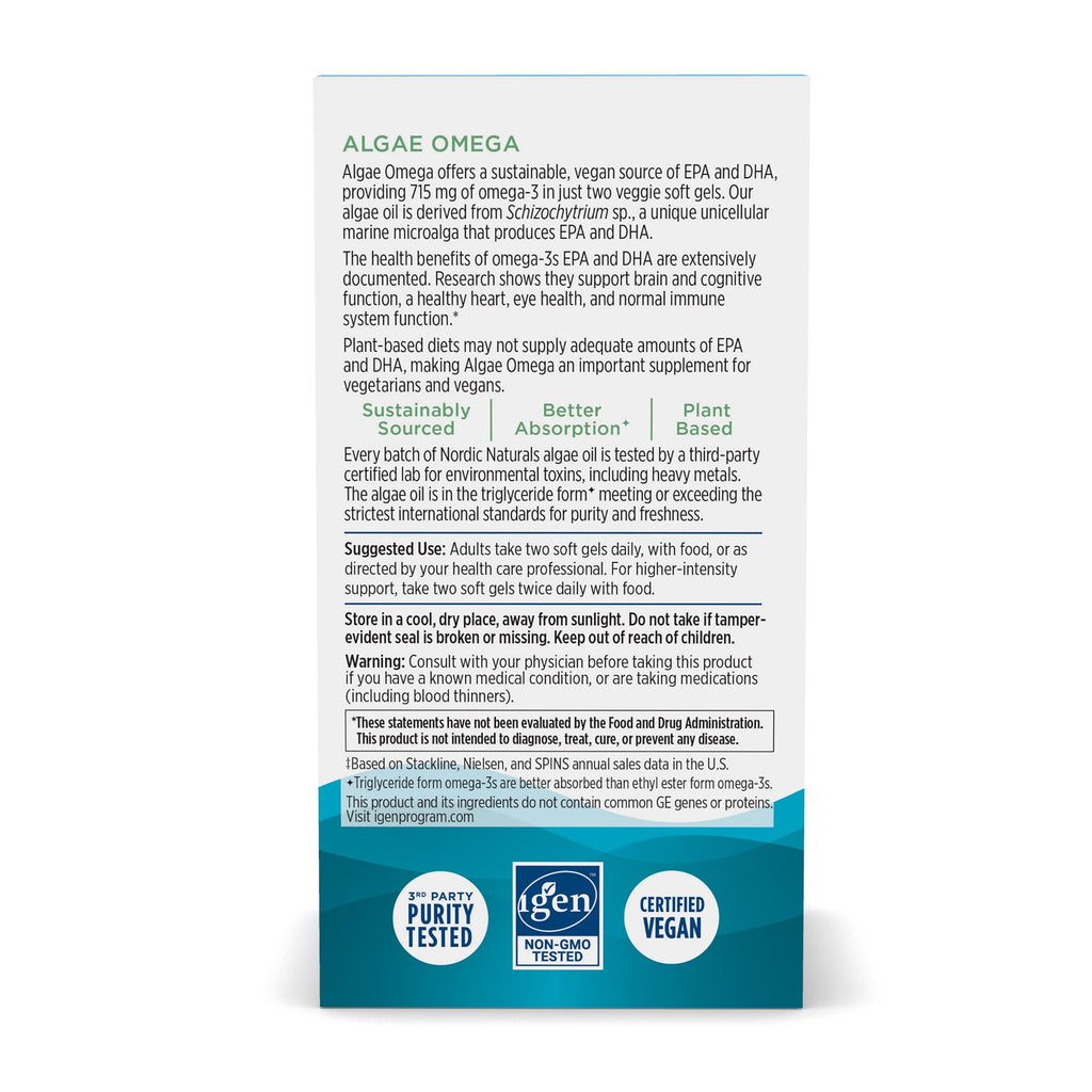 Everyday Home Algae Omega for daily home and personal routines with pantry foods and beverages