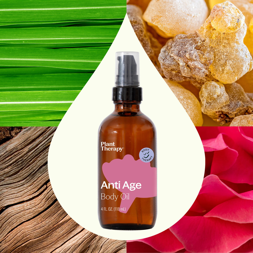 Daily Care Anti Age Body Oil for daily home and personal routines with pantry foods and beverages