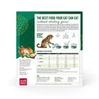 Routine Ready Human-Grade, Grain included Chicken Dehydrated Wet Cat Food, 4 lbs box -makes 16 lbs of food for daily home and personal routines with pet care treats and accessories
