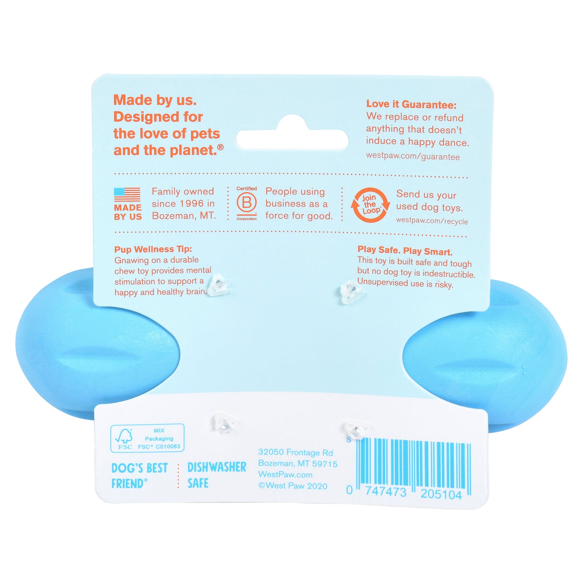 Home Essentials Hurley Super Chewers Dog Bone Toy, Helps Reduce Pet Anxiety and Boredom, Made from Zero-Waste Plastic - Small for daily home and personal routines with pet care treats and accessories