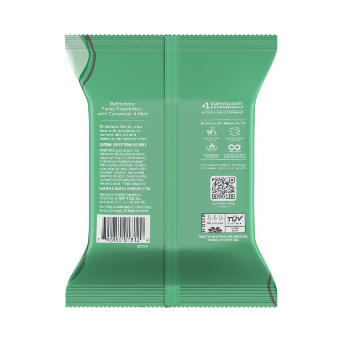 Everyday Home Facial Cleansing Towelettes - Refreshing for daily home and personal routines with facial skin and sun care