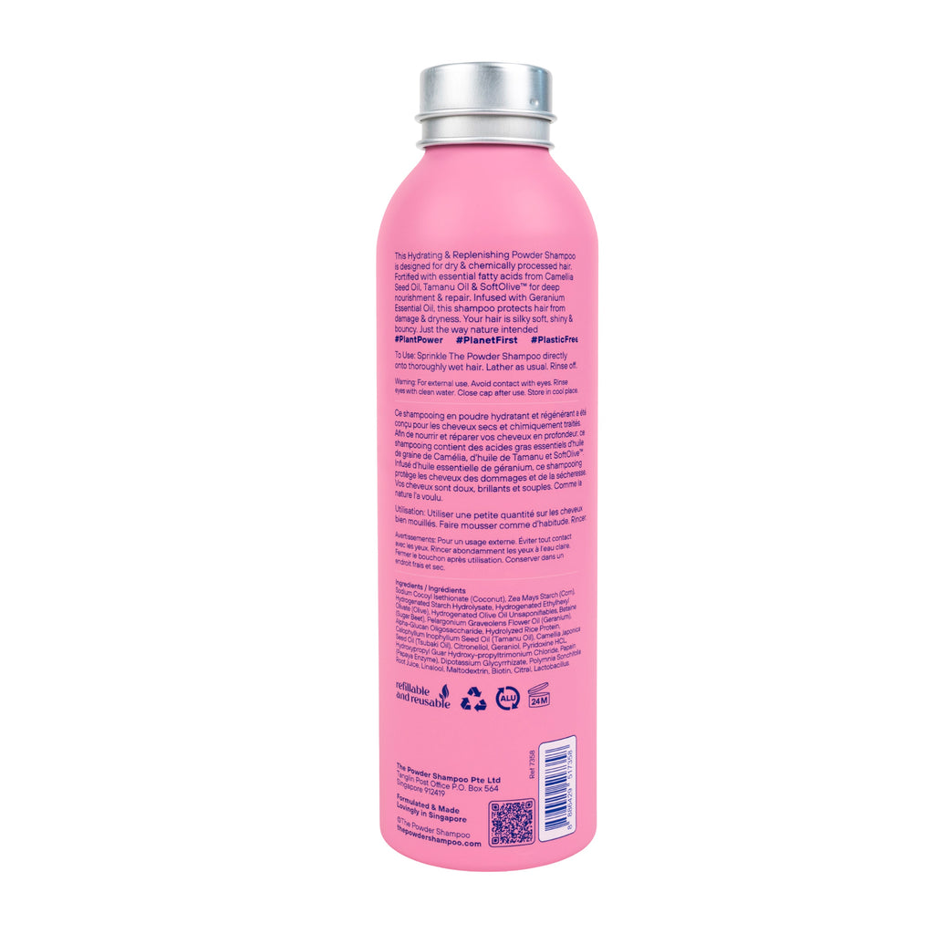Daily Care Hydrating and Replenishing Powder Shampoo for daily home and personal routines with hair care