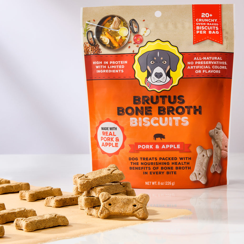 Practical Living Brutus Bone Broth Biscuits for daily home and personal routines with pet care treats and accessories