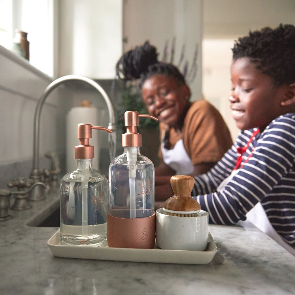 Everyday Home Ceramic Sink-Side Tray for daily home and personal routines with general everyday essentials