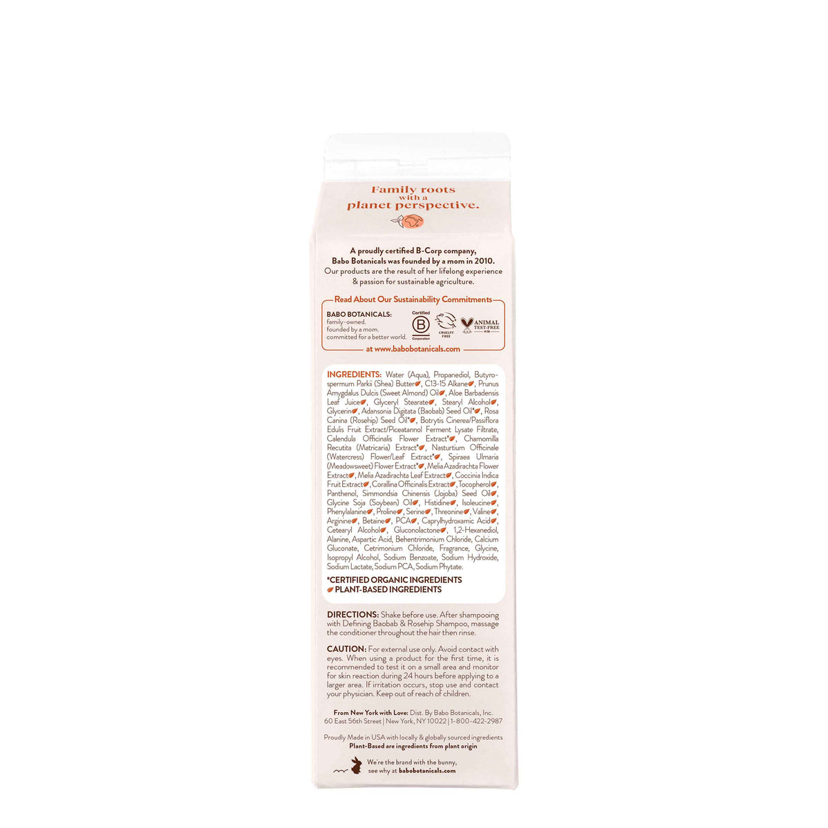 Daily Care Defining Baobab and Rosehip Conditioner for daily home and personal routines with hair care