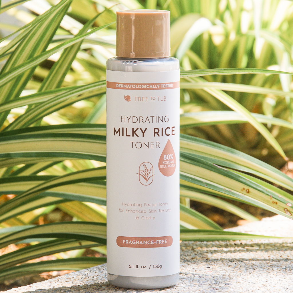 Everyday Home Hydrating Milky Rice Toner for Dry and Dehydrated Skin for daily home and personal routines with facial skin and sun care