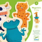 Everyday Home Crazy Animal Mix and Match Wooden Magnets made from FSC Certified Wood for daily home and personal routines with baby care and kids products