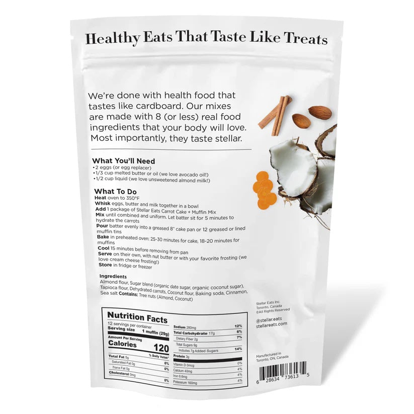 Daily Care Grain-included Carrot Cake + Muffin Mix for daily home and personal routines with general everyday essentials