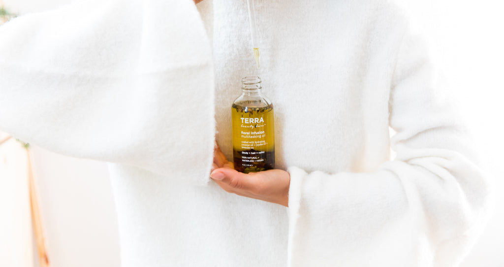 Everyday Home Floral Infusion Multitasking Oil for Body + Hair for daily home and personal routines with hair care