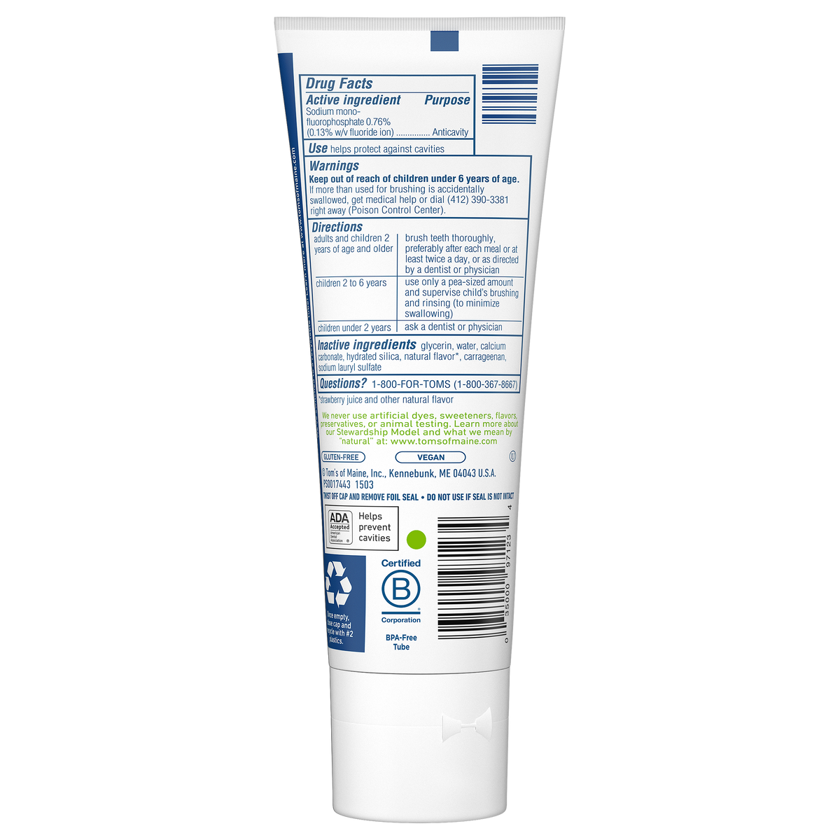 Home Essentials Children s Silly Strawberry Fluoride Toothpaste for daily home and personal routines with oral care