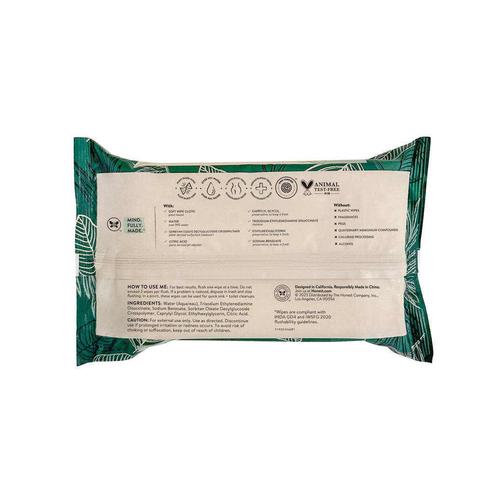 Everyday Home Flushable Wipes, 99% Water for daily home and personal routines with general everyday essentials